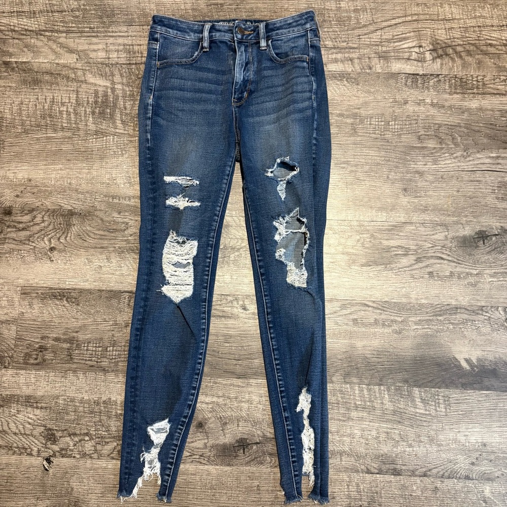 American Eagle Jeans Women’s 4 Blue Hi-Rise Jegging